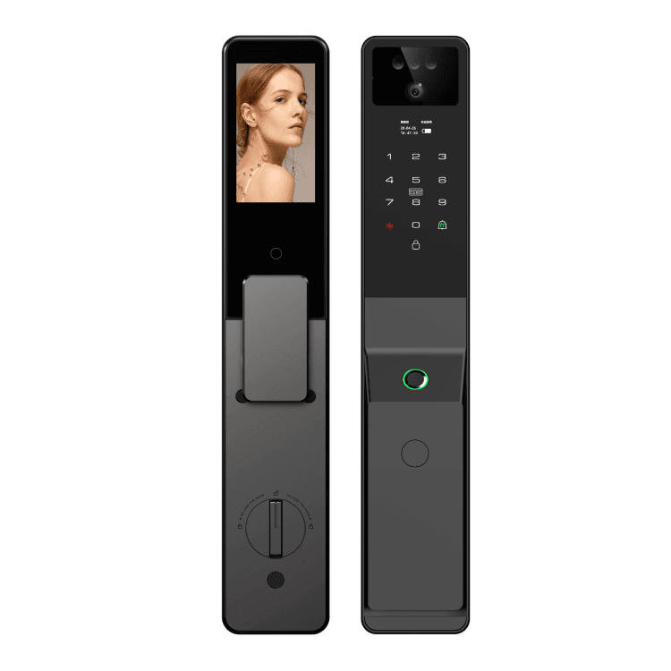 3D Face Recognition Smart Lock with Dual Battery & Optional Palm Vein Unlock