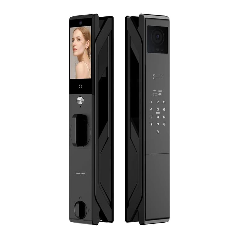 Triple Camera Surveillance Dual Battery Smart Lock